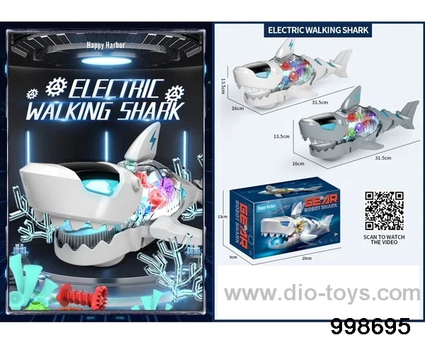 Electric walking shark