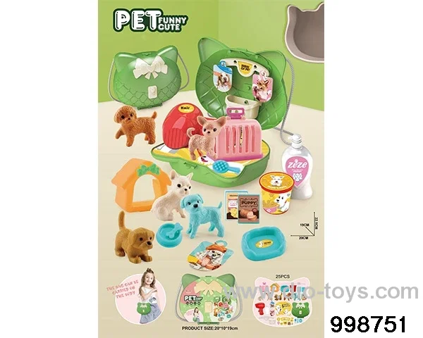 pet knapsack in paper card
