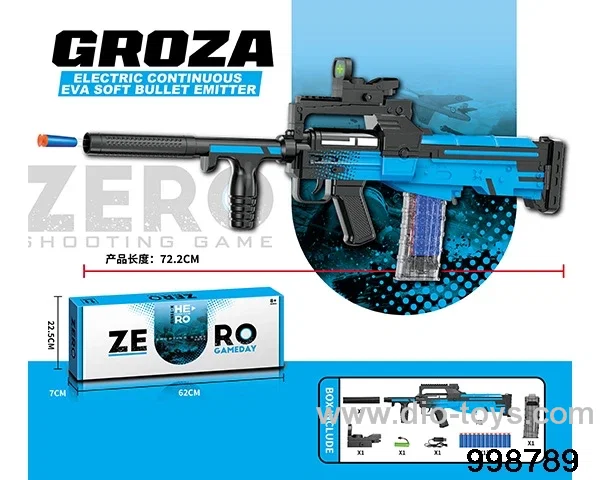 GROZA Electric Repeater EVA Soft Spring Launcher in color box