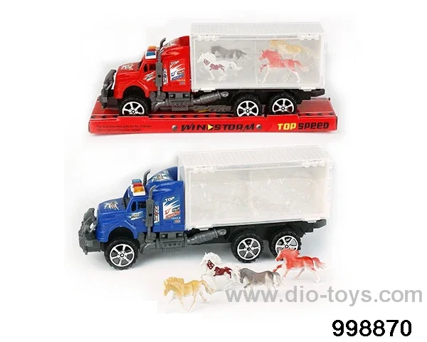 Inertia tow truck with 4 horses in PVC cover