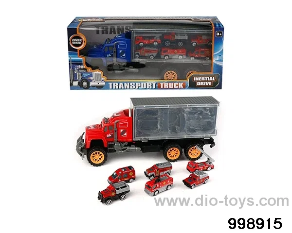Inertia tractor carriage towing 6 fire fighting (alloy) in window box