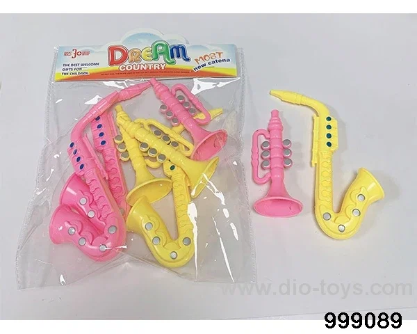 Cartoon baby music suit in PP bag with header