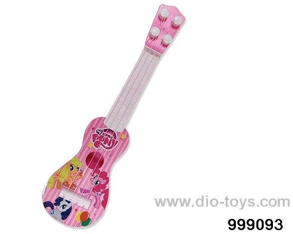 Pony's four-string gourd guitar in opp bag