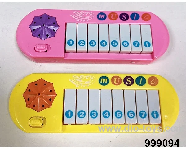 8-key round electronic organ in opp bag