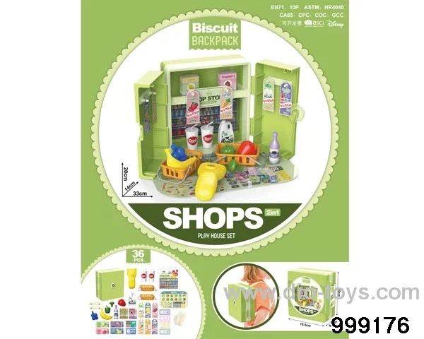 36pcs supermarket backpack