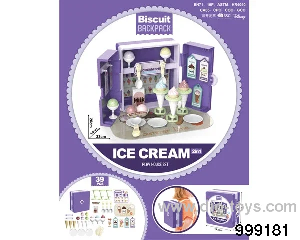 39pcs ice cream backpack