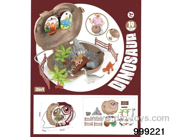 19pcs dinosaur backpack