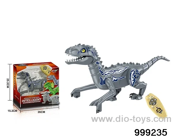 Remote control intelligent raptor in display box