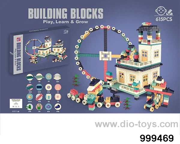 615pcs building block