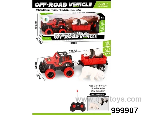 RC car in window box