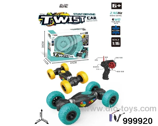 1:16 rc twist climbing car with light/include battery