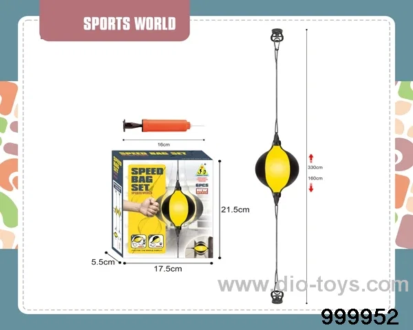 Simulation boxing speed ball set