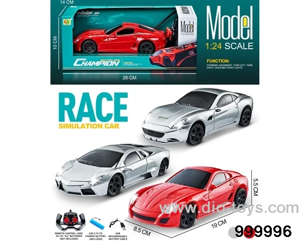 1:24 4 ch rc car with light