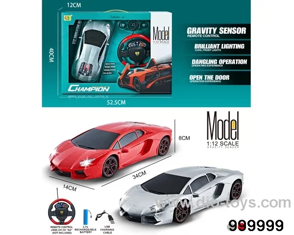 1:12 4 ch rc car with light